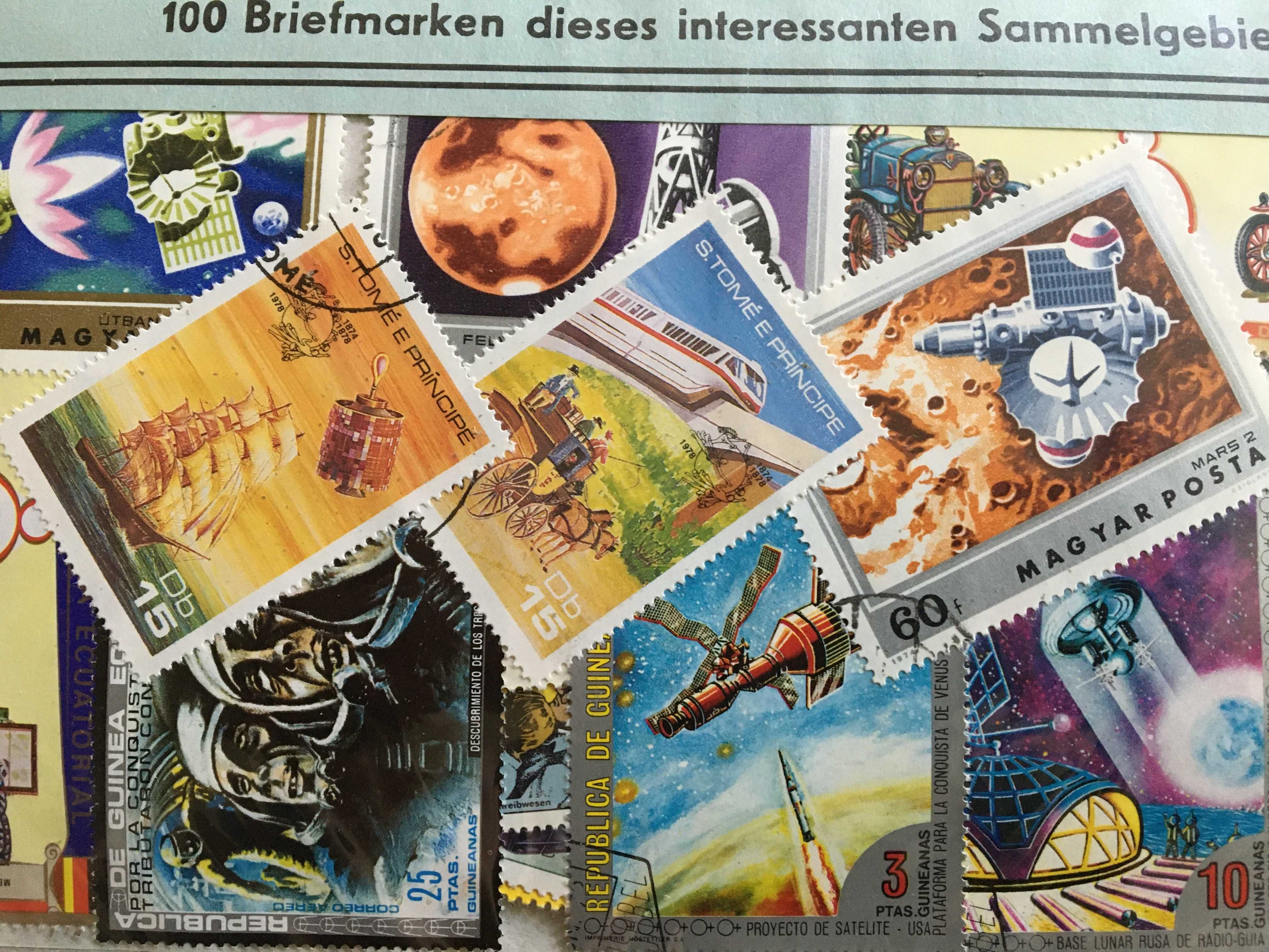 Stare znaczki pocztowe w pakiecie 100szt