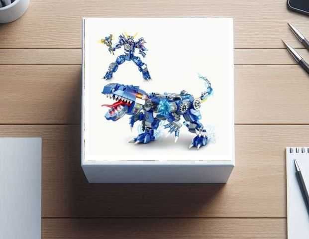 Конструктор Динозавр 29,6см робот трансформер 2в1 літак 433 Lego Лего