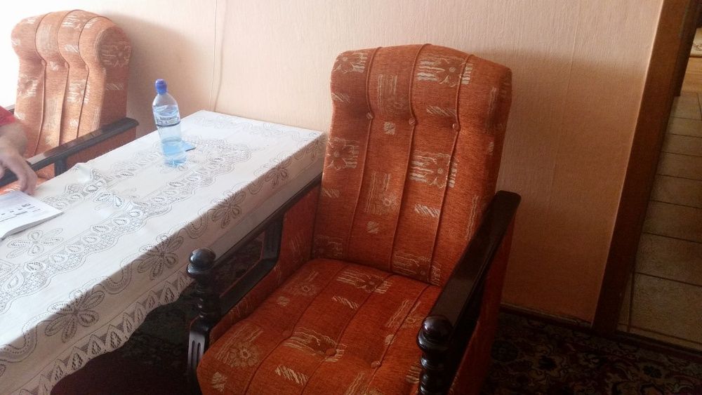 Fotele - 2 szt.-kolor pomarańczowy