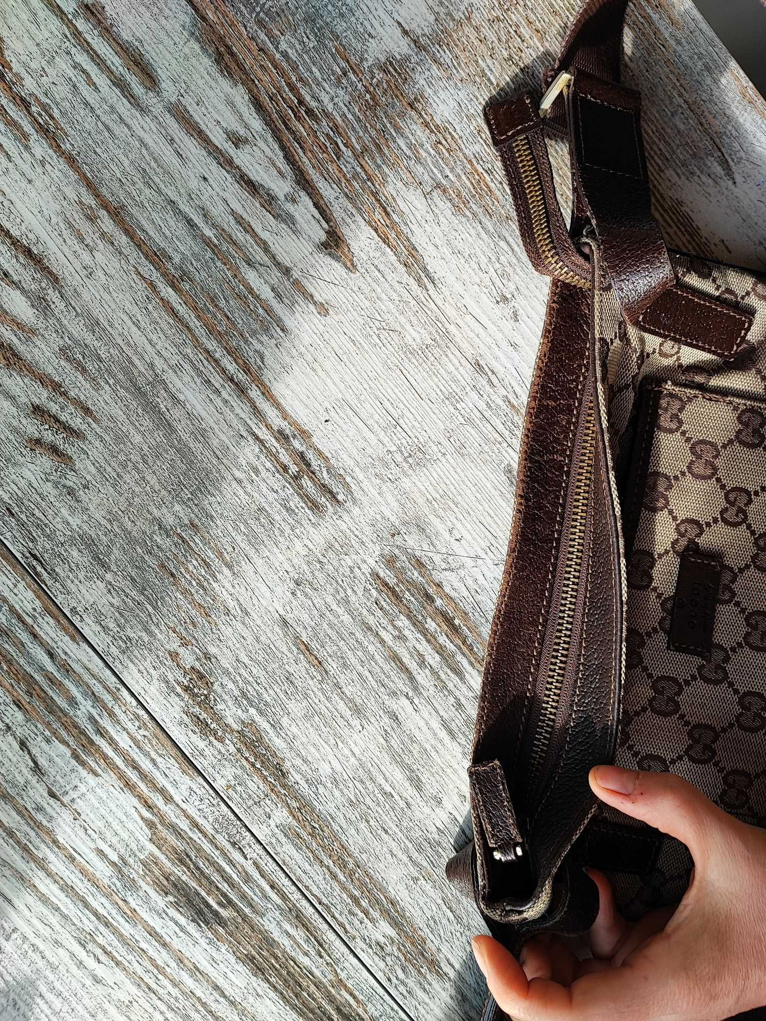 gucci torebka męska unisex skóra naturalna