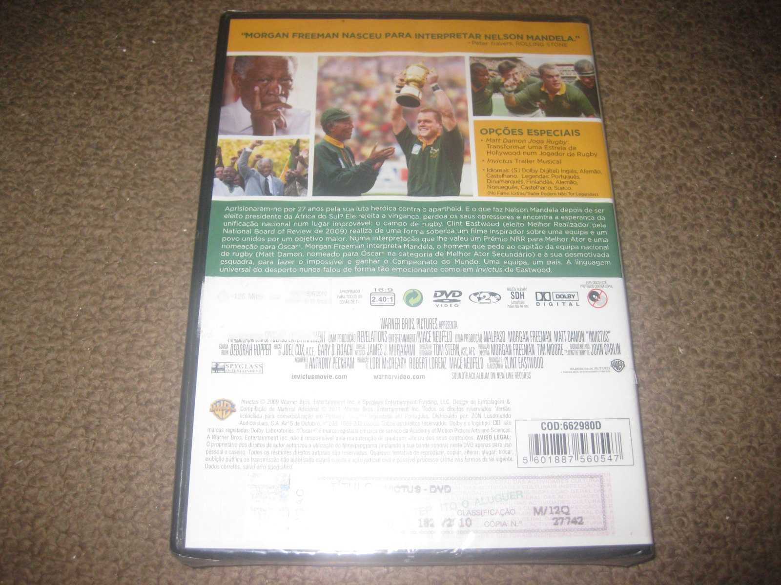 DVD "Invictus" com Matt Damon/Selado!