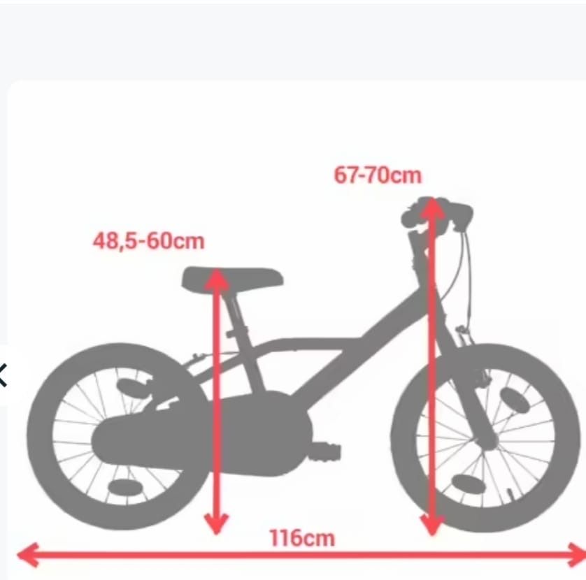 Bicicleta criança nova