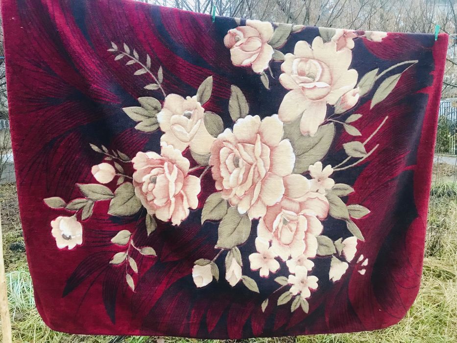 Покрывало плед двуспальный очень плотный и теплый