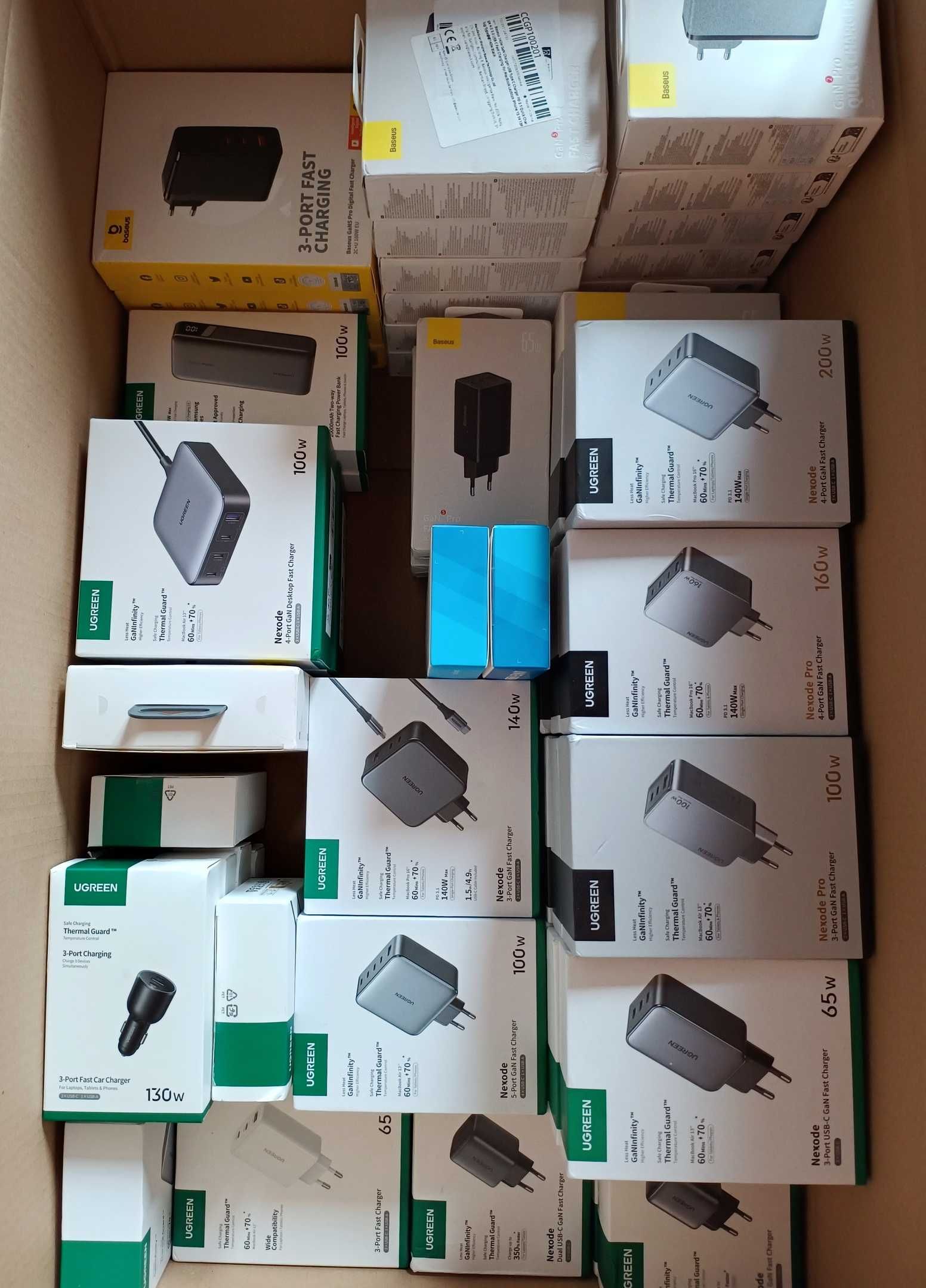 Зарядний пристрій 65W UGREEN Nexode GaN X556 - Блок живлення 3x Type-C