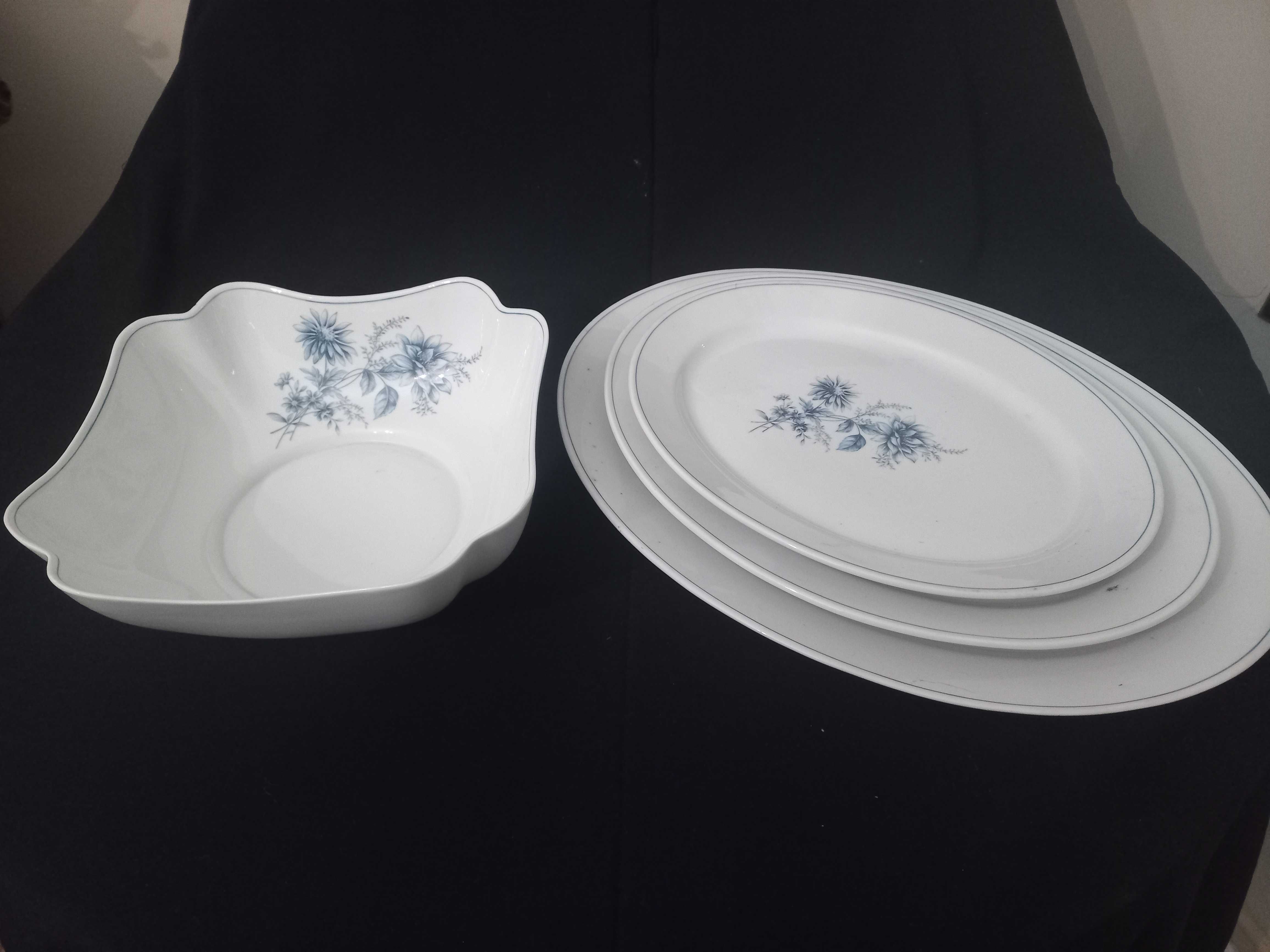 Conjunto de saladeira e Travessas em Porcelana VISTA ALEGRE (36)