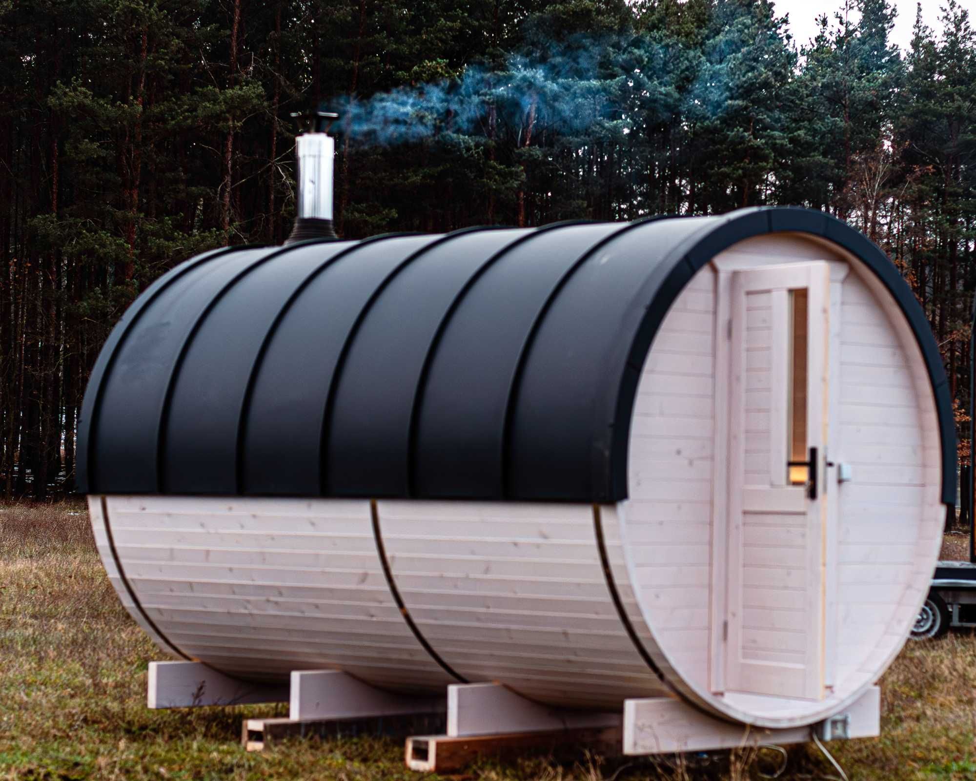 drewniana sauna rozmiar XL