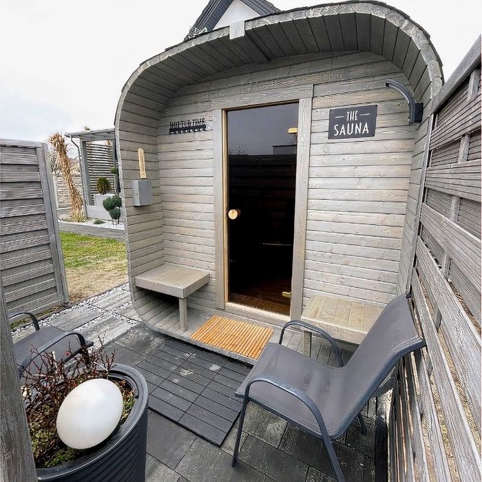 Sauna ogrodowa QUADRO 240 cm do samodzielnego montażu