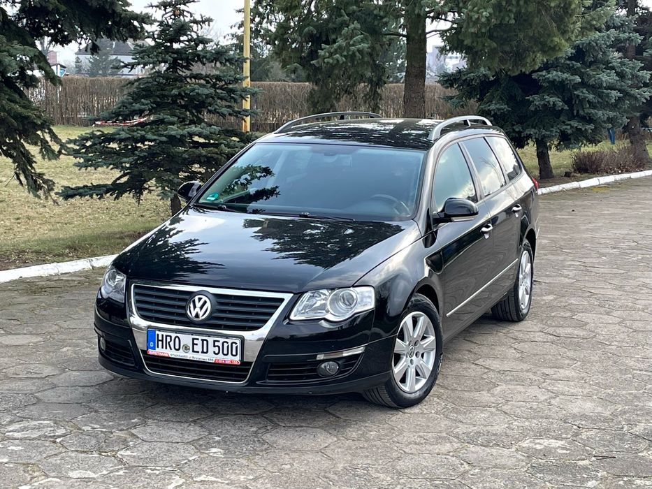 Volkswagen Passat 2.0 TDI 140km czarny kombi z Niemiec super stan