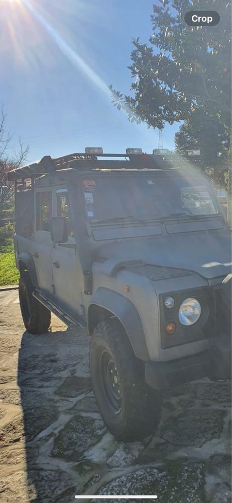 Roof rack defender 110 - escadas, toldo & luzes