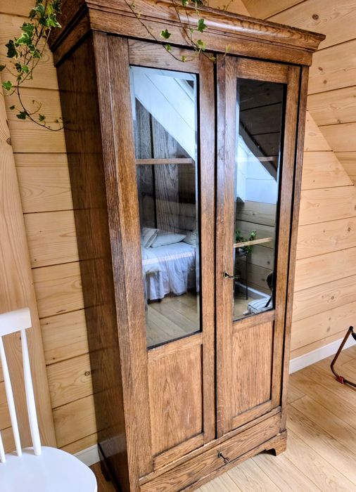 Szafa, witryna, biblioteka drewniana 182x87x45