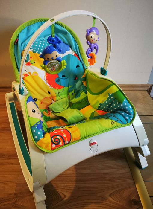 Leżaczek, bujaczek Fisher Price z wibracjami