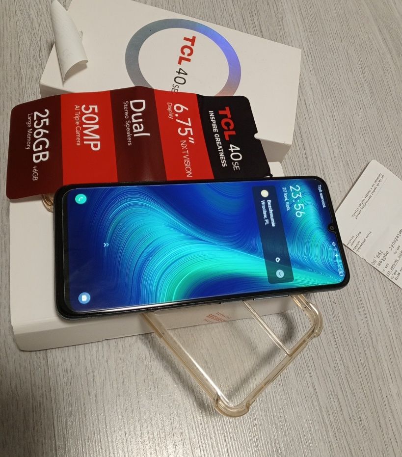 Okazja Telefon Tcl 40Se dual SIM 256GB 6GB Gwarancja 1.5 roku