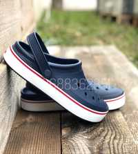 Крокси Чоловічі  Crocs Crocband Court Синые  Кроксы Женские Купить