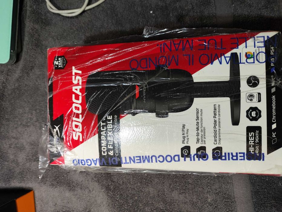 Mikrofon HyperX SoloCast USB – Nowy (Po zwrocie)