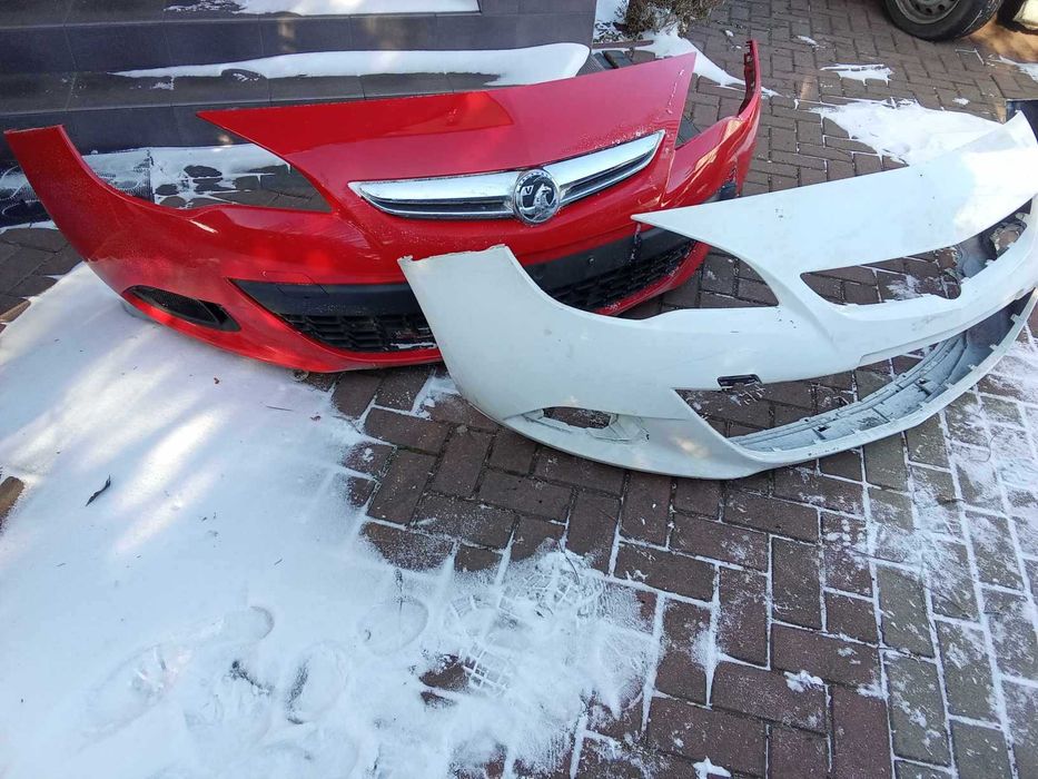 Opel Astra J GTC zderzak przód tył kolor biały czerwony  Z40r