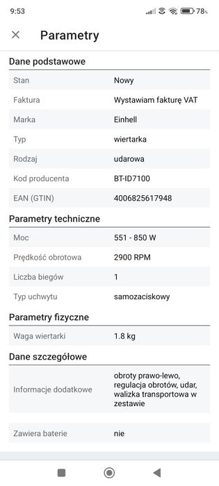 Einhell bt-id 7100