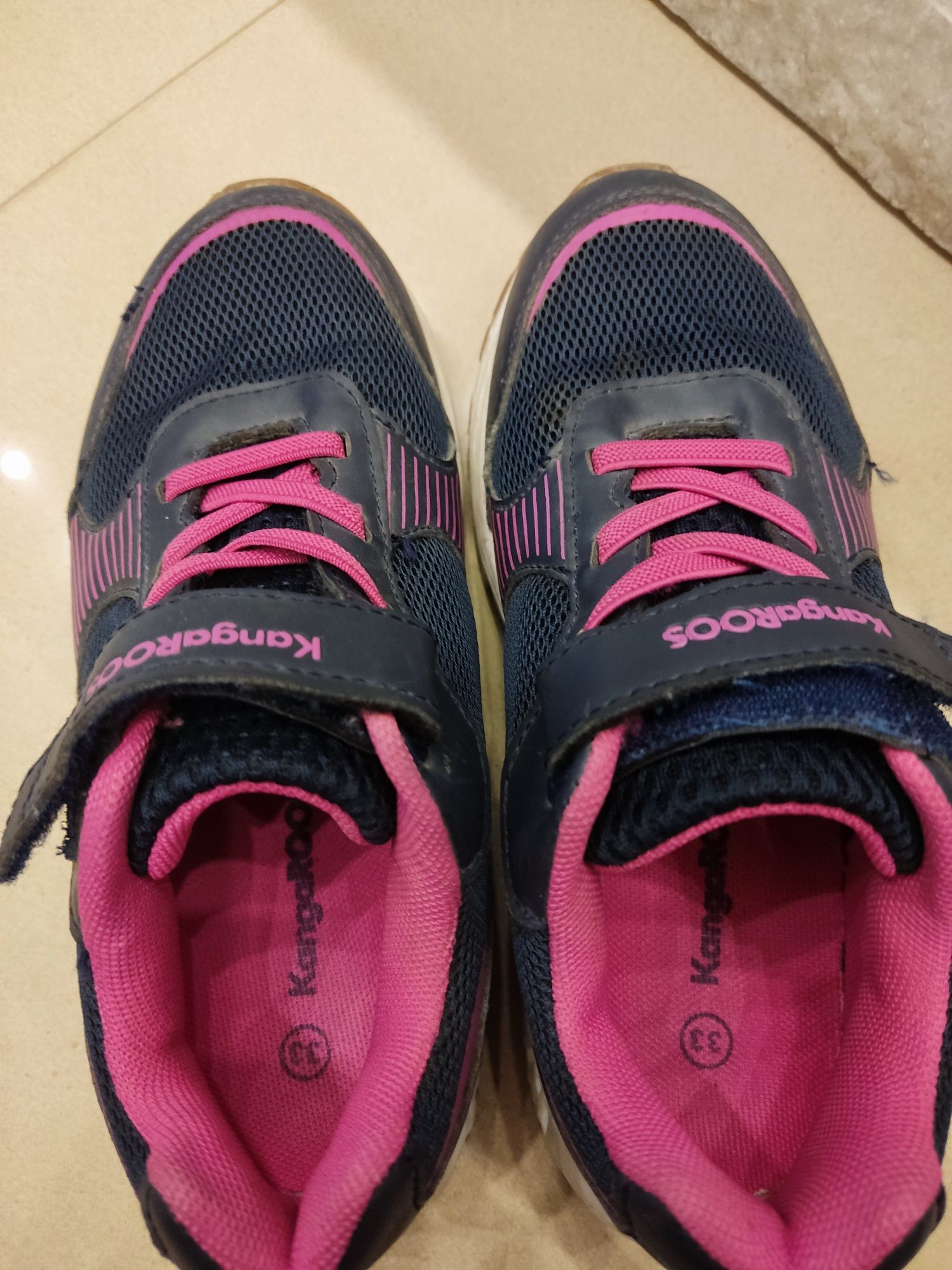 KangaRoos buty sportowe dla dziewczynki markowe lekkie r.33
