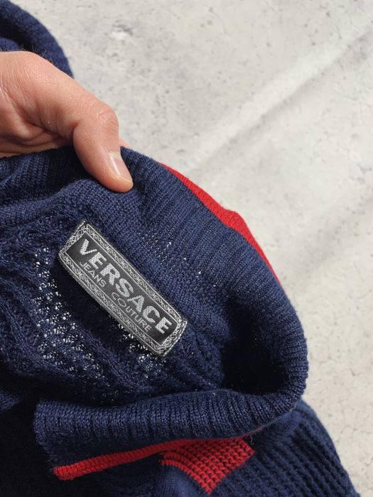 Мужска Винтажная Кофта Свитер Gianni Versace Jeans Couture L-XL Ориг