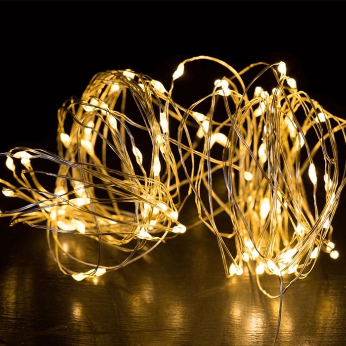 Гірлянда на батарейках 10 метрів, 100 LED. Лише ГУРТ!