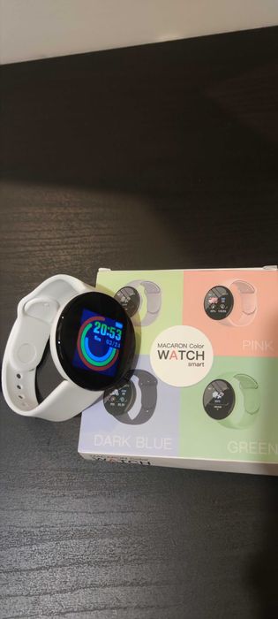 Smartwatch D18 branco