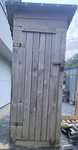 WC drewniane ogrodowe