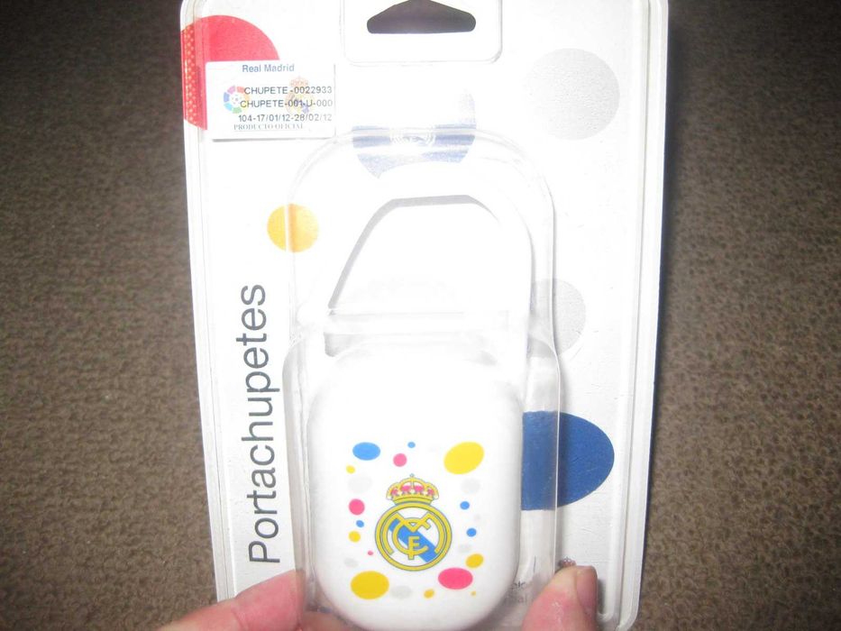 Copo e Porta Chupetas para Bebé/Criança do Real Madrid/Embalados!