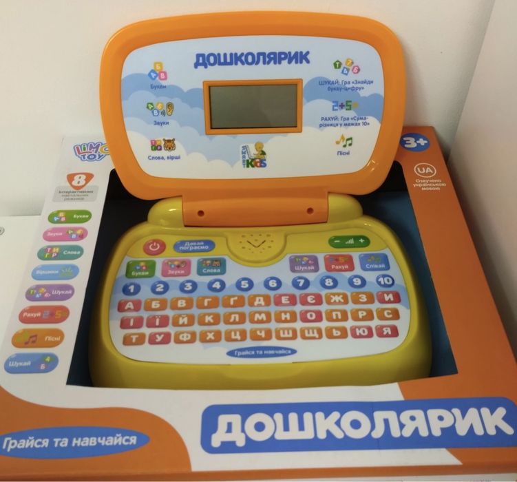 Дитячий навчальний ноутбук інтерактивна іграшка детский ноутбук