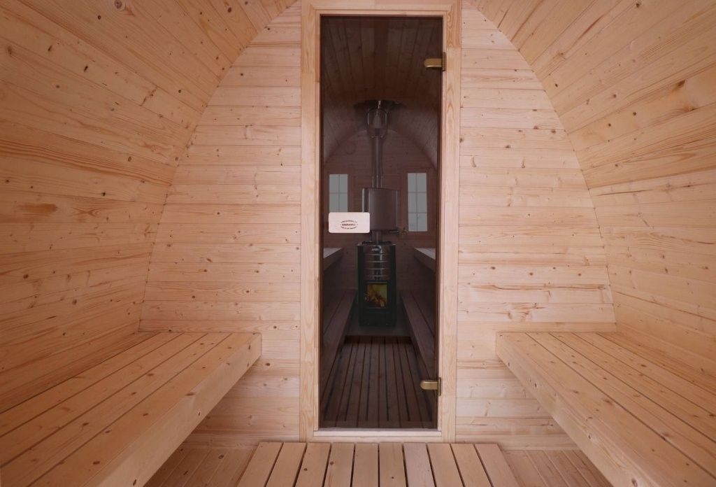 Sauna ogrodowa Hobbit 2,5 x 2,2m Piec  cały Komplet  Raty Leasing