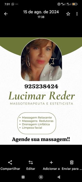 Massagem Terapêutica, tratamento Corporal e Facial