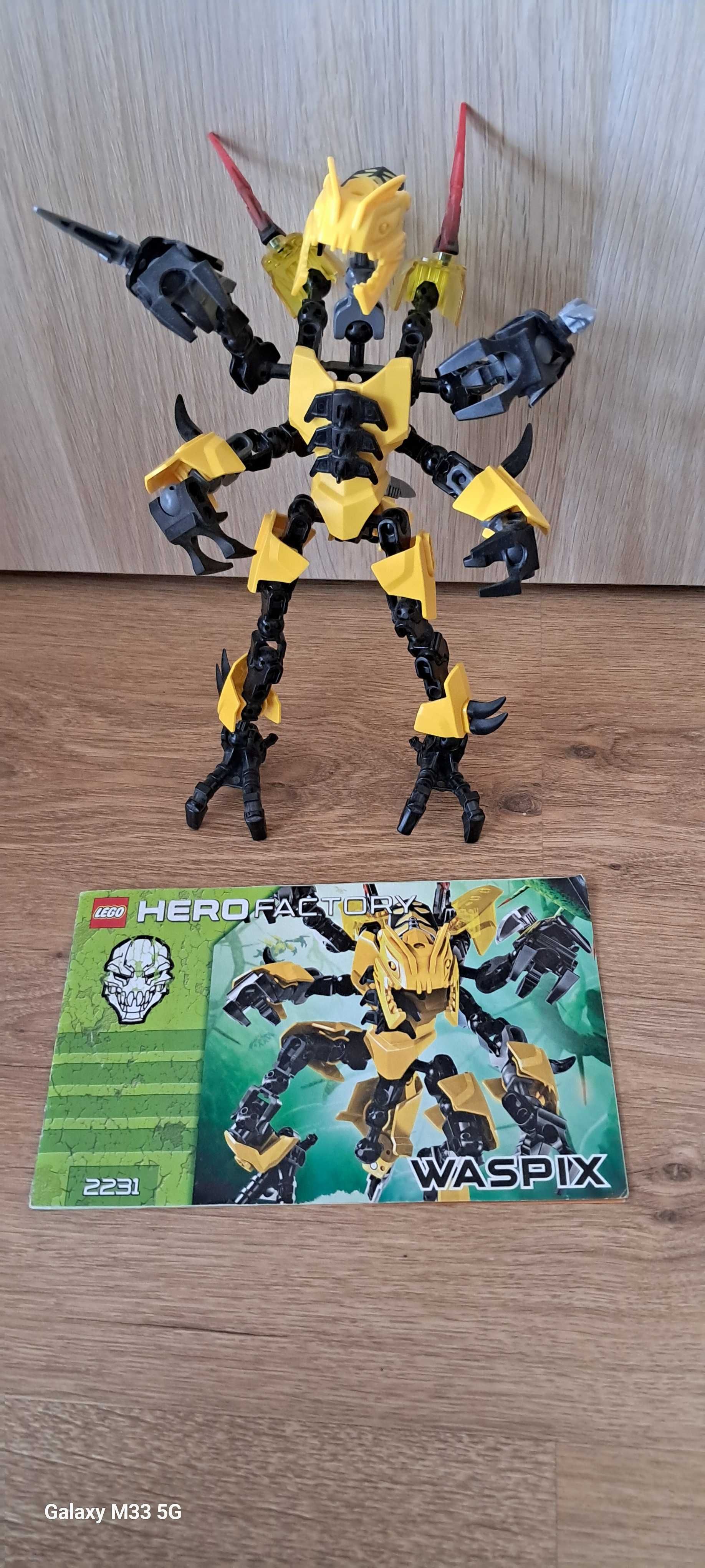 Waspix, zestaw lego hero factory 2231