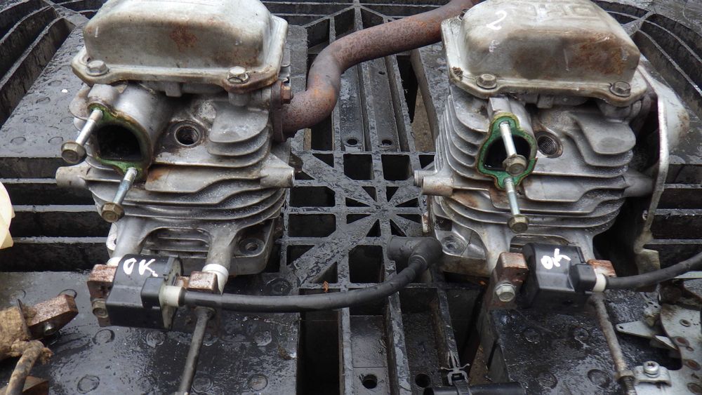 HONDA Silnk Spalinowy 2x Twin GCV GXV 520 530 Czesci Cylinder-Osprzet