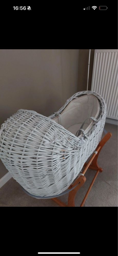 Kosz mojżesza kołyska ze stojakiem łóżeczko przenośne Mothercare