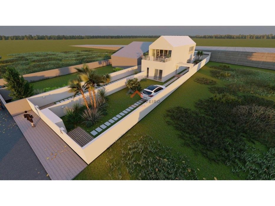 Terreno com Projecto Aprovado para Moradia Bifamiliar