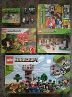 LEGO Minecraft 21161, 21252, 21179, 21240 oraz gratisy