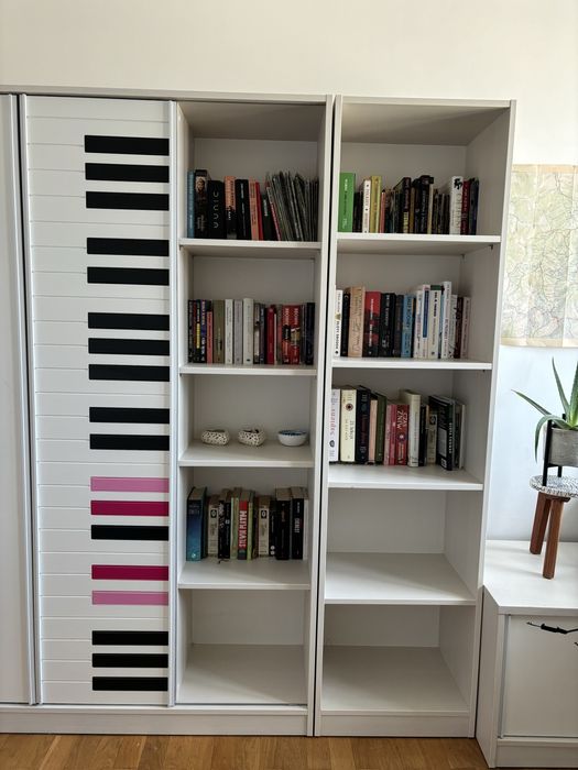 Komplet mebli młodzieżowych Meblik z motywem muzycznym pianino