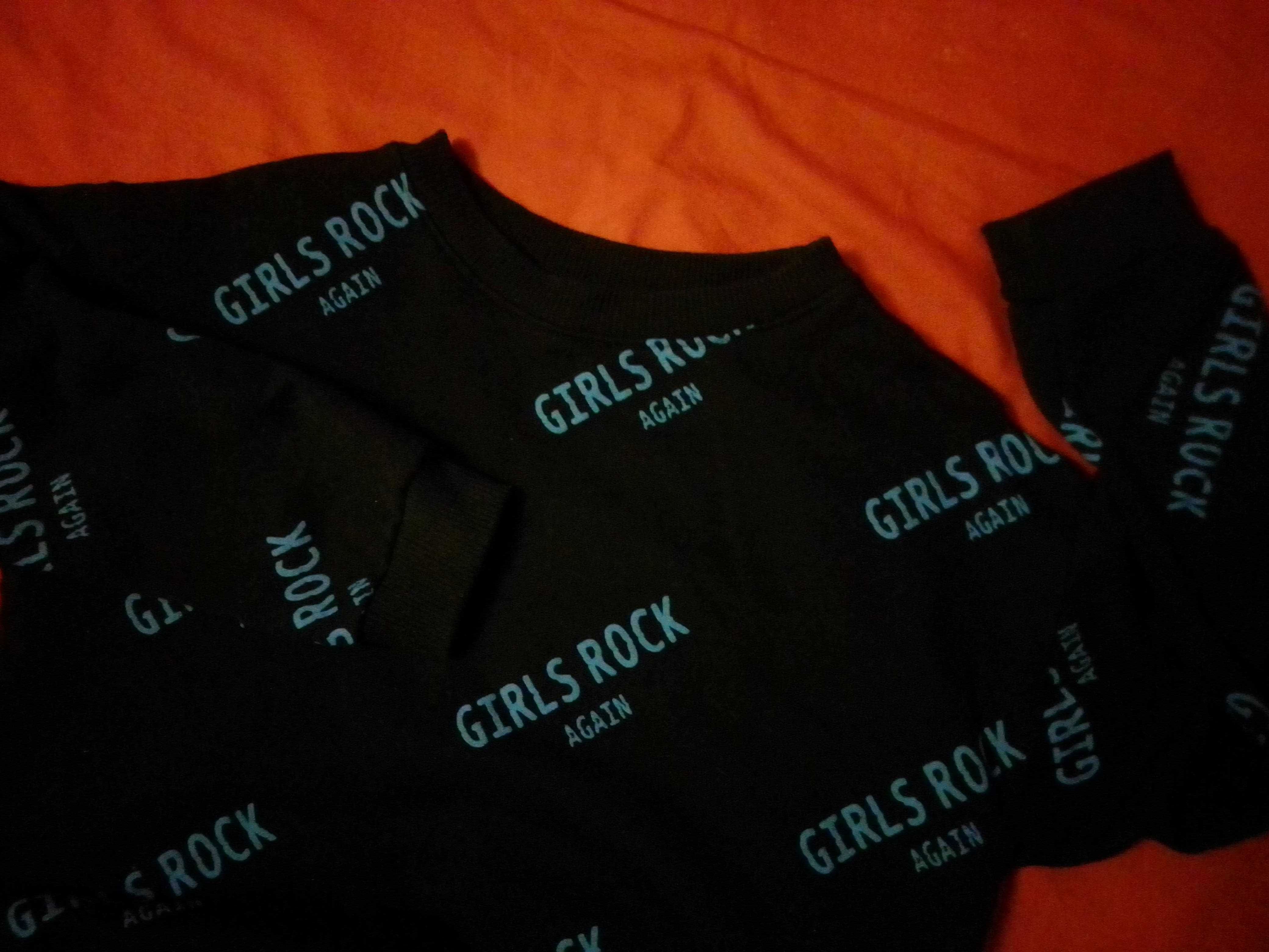 Bluza ZARA Girls size 10 140 cm czarna niesymetryczna ciekawa bawełna