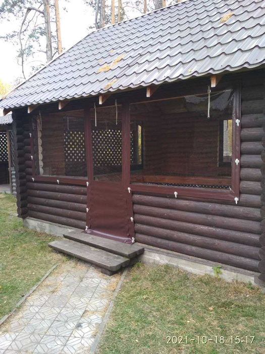 Вікна м'які з тканини ПВХ для тераси/альтанки