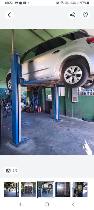 Podnosnik dwukolumnowy Nusbaum  śrubowy