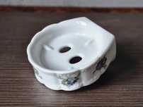 Porcelanowa mydelniczka muszla Royal KPM Bavaria niezapominajki