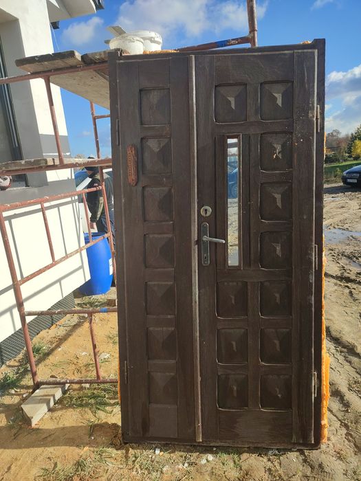 Drzwi tymczasowe na budowę