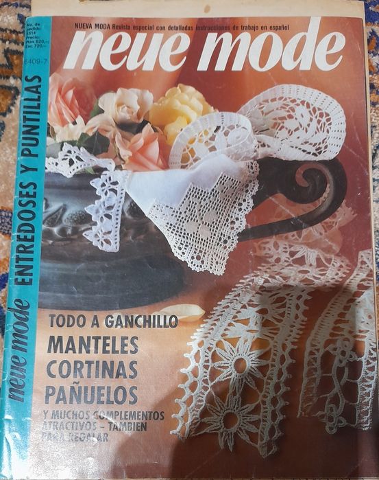 2 Revistas Neue Mode rendas - Bom estado