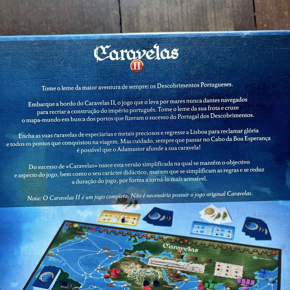 Caravelas II, Jogo tabuleiro, como NOVO
