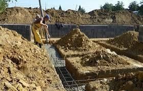 Бетонні роботи фундамент, колони, отмостоки, тераси