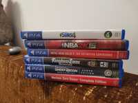 Gry PS4 6szt/ NBA/ Ghost Recon/ Sims/ Kingdom Come/ Horizon/ Metal