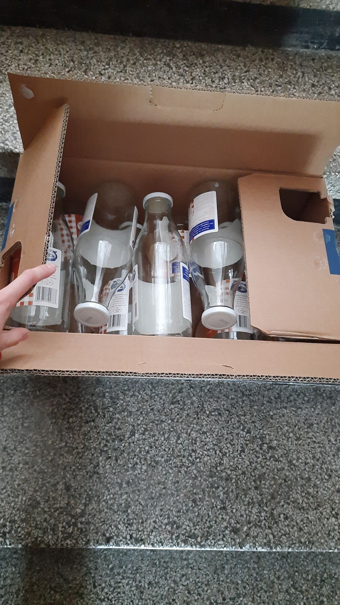 20 butelek szklanych