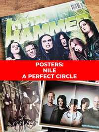 Metal Hammer 2005 - Cradle Of Filth, Plakaty: A Perfect Circle, Nile