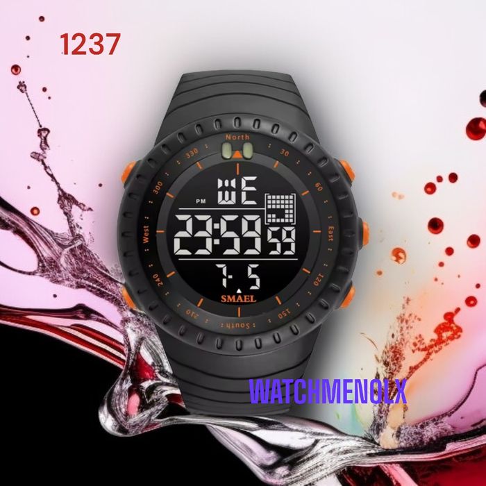 Zegarek SMAEL 1237 WR50M Orange black