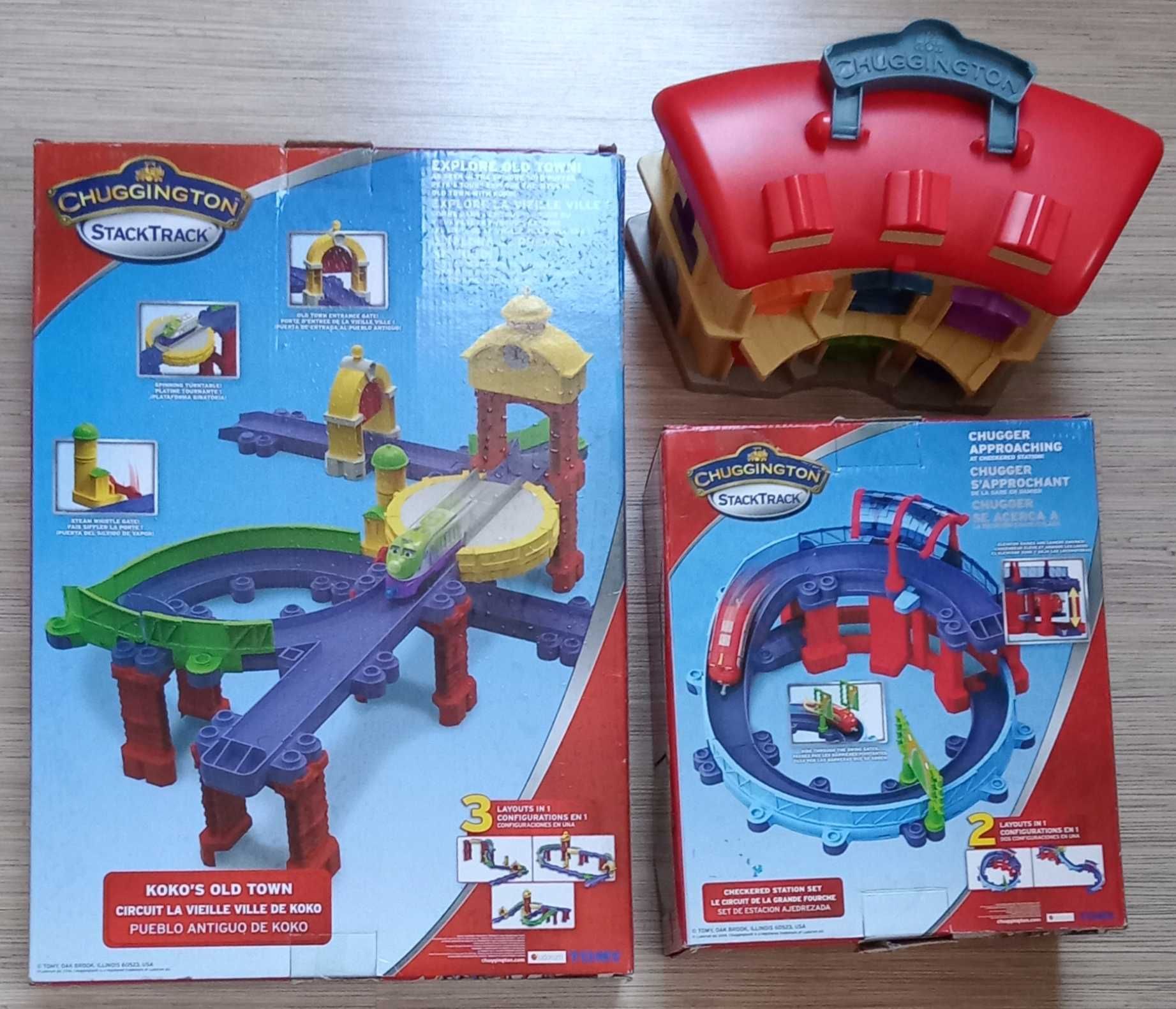 Stacyjkowo Chuggington 3 zestawy