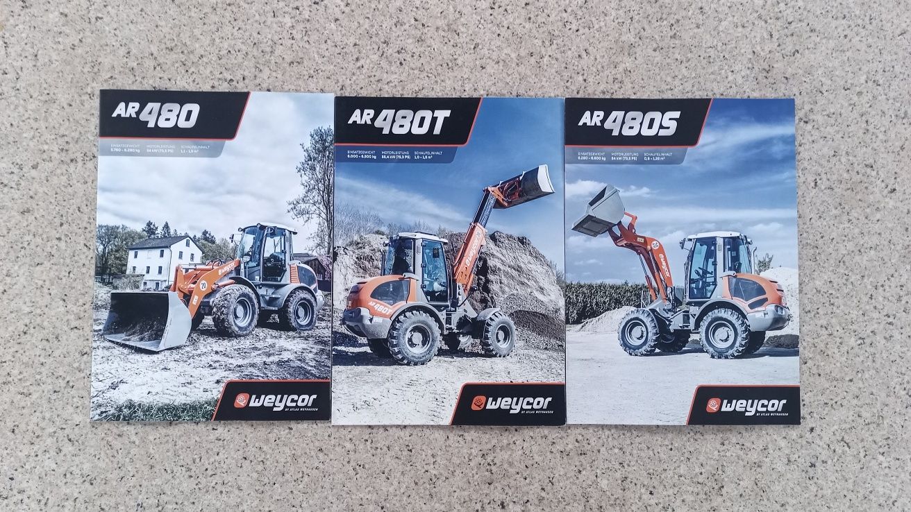 WEYCOR AR480 AR480S AR480T By Atlas Ładowarki kołowe Prospekty