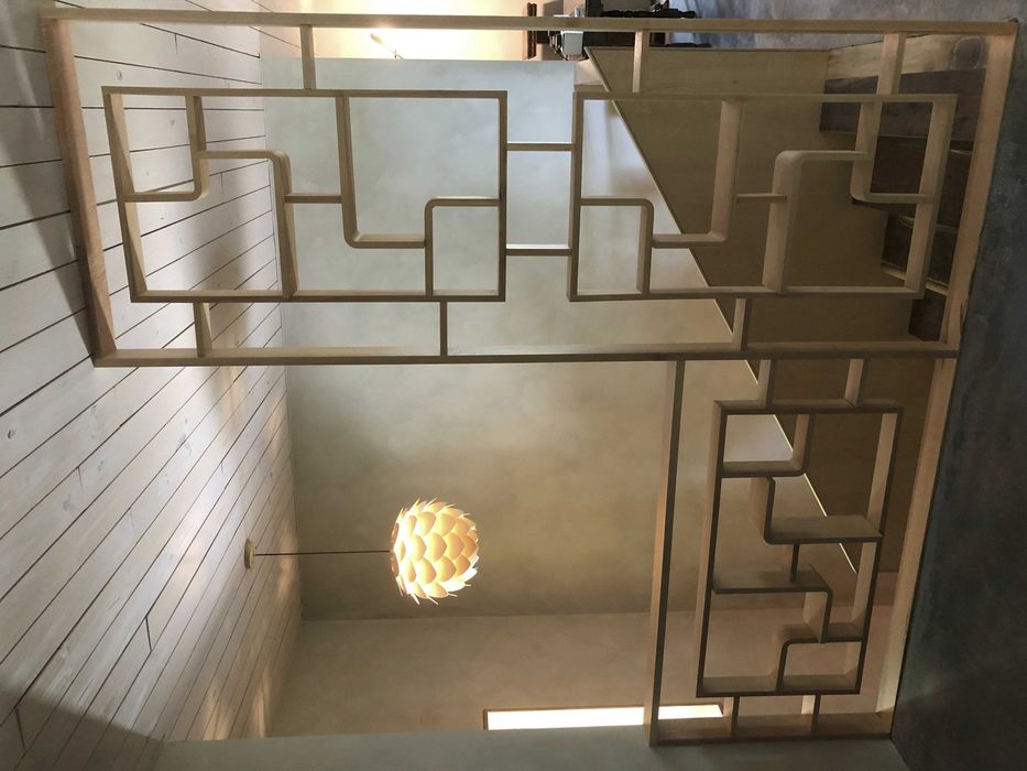 Regał / Ścianka / Półki z giętej sklejki NOWY jak VOLAK HALABALA PRL